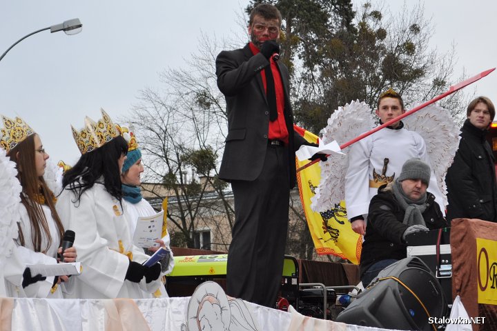 Orszak Trzech Króli w Stalowej Woli. Kuszenie Lucyfera.