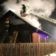 Stalowa Wola: 10 zastępów straży walczyło z pożarem domu