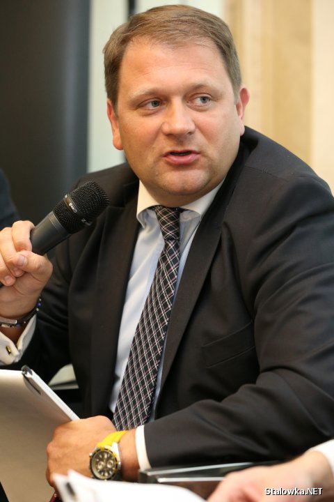 Huta Stalowa Wola na Europejskim Kongresie Gospodarczym. Na zdjęciu: Dariusz Bogdan podsekretarz stanu w Ministerstwie Gospodarki.