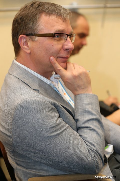 Huta Stalowa Wola na Europejskim Kongresie Gospodarczym. Na zdjęciu: Piotr Wojciechowski, prezes zarządu i współzałożyciel WB Electronics.