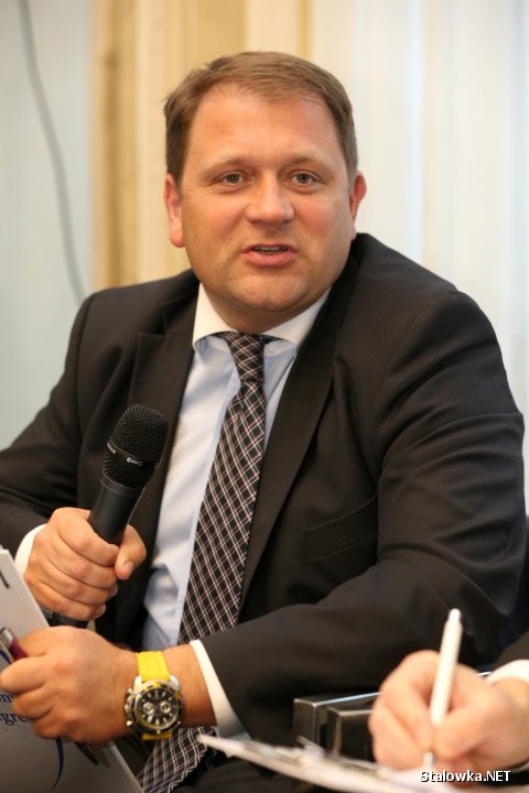 Huta Stalowa Wola na Europejskim Kongresie Gospodarczym. Na zdjęciu: Dariusz Bogdan podsekretarz stanu w Ministerstwie Gospodarki.