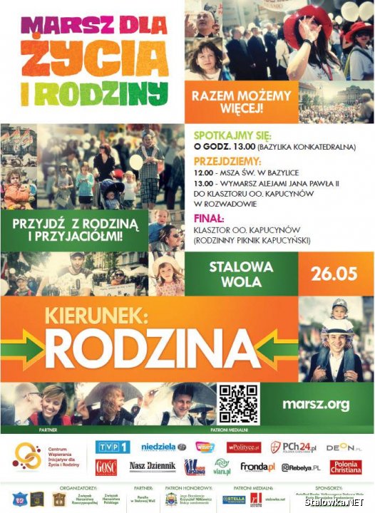 26 maja ulicami Stalowej Woli przejdzie Marsz dla Życia i Rodziny.