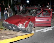 Uszkodzony pojazd marki Skoda Favorit.