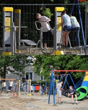 Na początku czerwca w Parku Edukacyjnym zainstalowane zostały urządzenia w strefie placu zabaw i siłowni.
