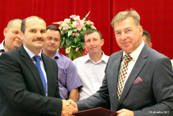 Węgierską gminę Kistraca reprezentował burmistrz Solymosi Sandor (z lewej).