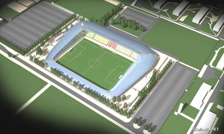 Tak mógł wyglądać stadion MOSiR w Stalowej Woli według wizji architektów z Krakowa.