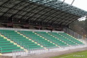Do tej pory z całego projektu budowy stadionu piłkarskiego udało się zrealizować do końca tylko trybunę od ul. Hutniczej.