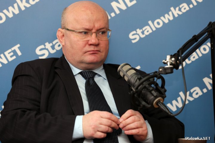 Prezydent miasta Stalowa Wola Andrzej Szlęzak w studio Stalowka.NET,