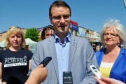 Europoseł Tomasz Poręba zakończył swoją kampanię wyborczą przed niedzielnymi wyborami do Parlamentu Europejskiego, w Stalowej Woli.