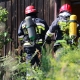 Stalowa Wola: Pożar meliny na Piaskach