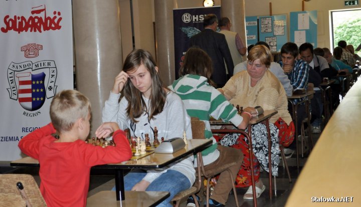 Najmłodszy uczestnik tegorocznego turnieju szachowego Solidarności ma zaledwie 7 lat.