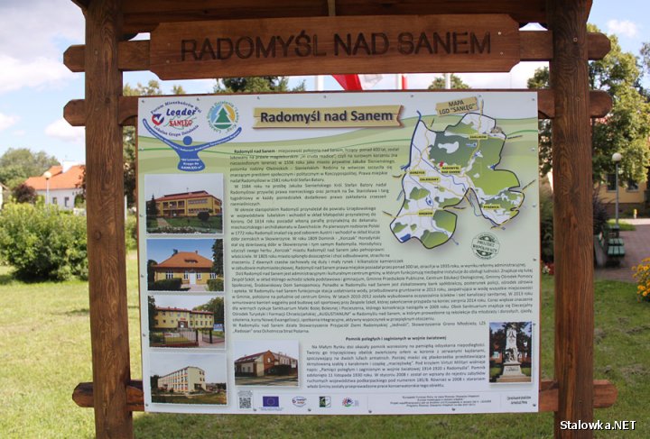 W ośmiu miejscowościach na terenie Radomyśla nad Sanem pojawiły się tablice informacyjne, na których są zaznaczone najciekawsze atrakcje regionu.