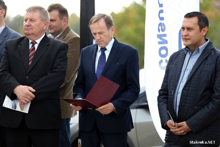 Rozbudowa drogi wojewódzkiej nr 855 Olbięcin - Zaklików - Stalowa Wola nie przebiegała w najlepszej atmosferze.