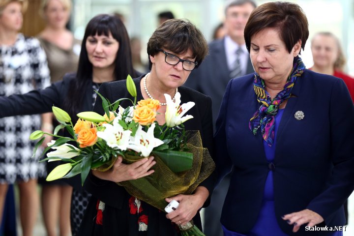 Minister Edukacji Joanna Kluzik - Rostkowska z wizytą w Centrum Edukacji Zawodowej w Stalowej Woli.