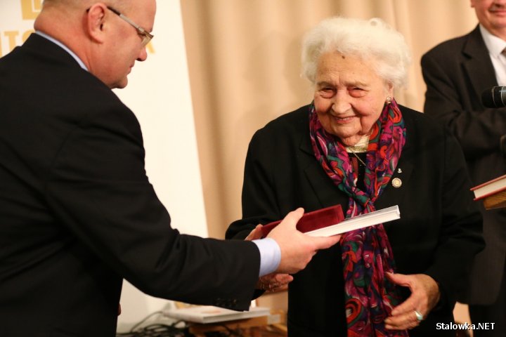 10 listopada 2014 roku w Muzeum Niepodległości w Warszawie odbyła się kulminacja obchodów 150 rocznicy urodzin Romana Dmowskiego. Na zdjęciu: Maria Mirecka - Loryś.