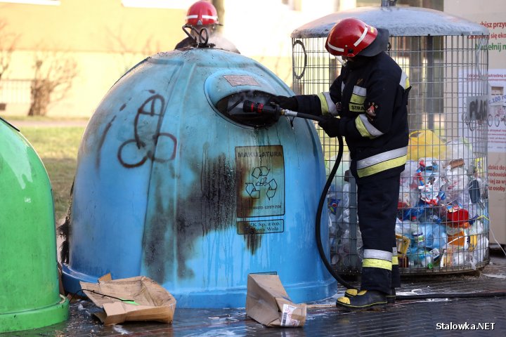 Strażacy opanowali sytuację tak, aby pożar się nie rozprzestrzeniał na sąsiednie kontenery. W rezultacie ogień ugaszono.