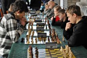 W sali szklanej przy Bazylice w Stalowej Woli odbywa się III Noworoczny turniej szachowy o Puchar Prezydenta Stalowej Woli.