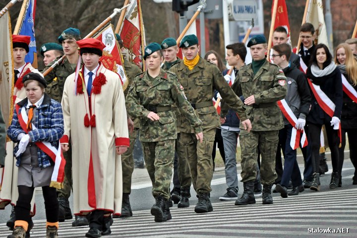 Marsz Pamięci Żołnierzy Wyklętych w Stalowej Woli.