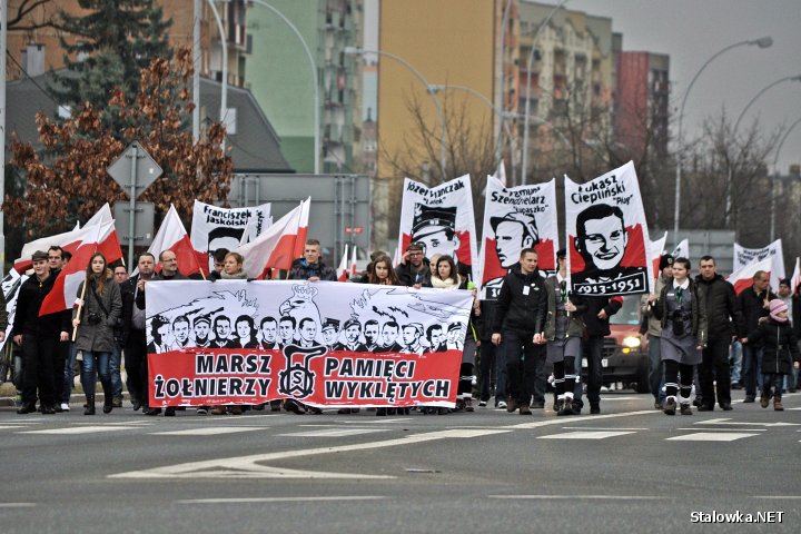 Ulicami Stalowej Woli przeszedł dziś Marsz Pamięci Żołnierzy Wyklętych.