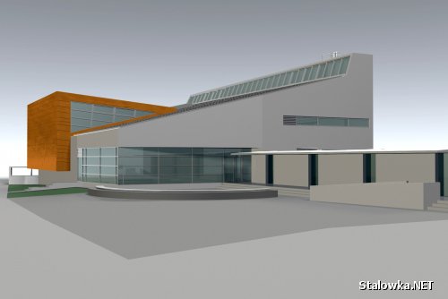 Projekt nowego gmachu przy Muzeum Regionalnym w Stalowej Woli