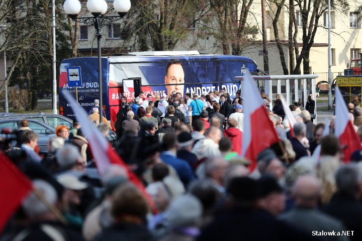 Andrzej Duda (PiS) w Stalowej Woli.