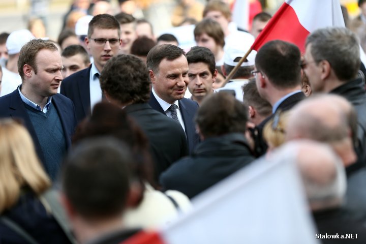 Andrzej Duda (PiS) w Stalowej Woli.