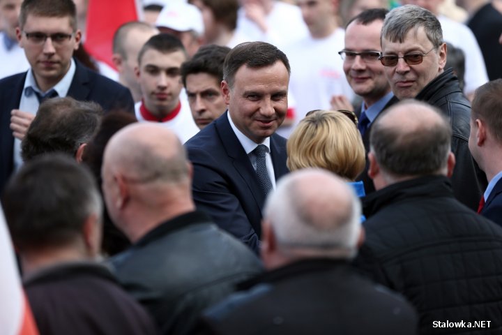 Andrzej Duda (PiS) w Stalowej Woli.