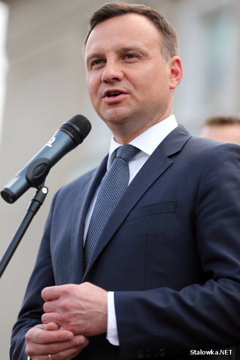 Andrzej Duda (PiS) w Stalowej Woli.
