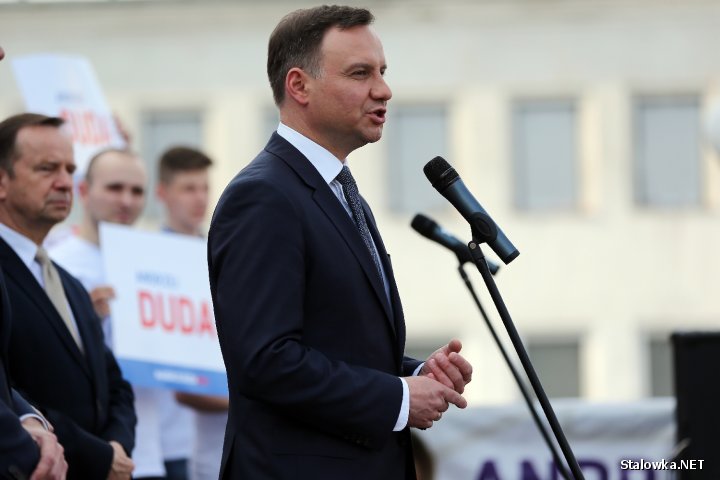 Andrzej Duda (PiS) w Stalowej Woli.