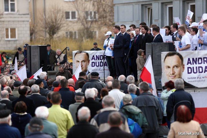 Andrzej Duda (PiS) w Stalowej Woli.