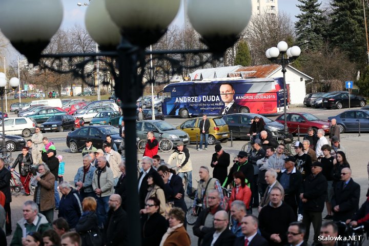 Andrzej Duda (PiS) w Stalowej Woli.