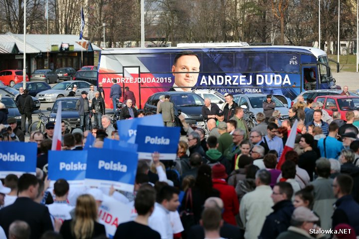 Andrzej Duda (PiS) w Stalowej Woli.