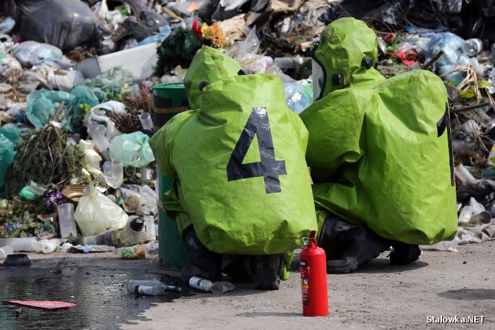 Do zdarzenia doszło na wysypisku śmieci w Pysznicy.