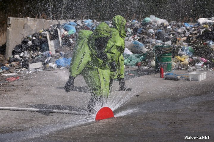 Do zdarzenia doszło na wysypisku śmieci w Pysznicy.