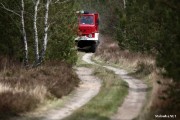 Blisko 200 strażaków z regionu walczyło z pożarem, który w 10 godzin stracił 500 hektarów lasu w Radomyślu nad Sanem.