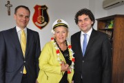 Bożena Jarnot, polska konsul honorowa na Hawajach odwiedziła Urząd Miasta w Stalowej Woli.
