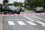 Droga krajowa została zablokowana. Policjanci ze stalowowolskiej drogówki wyznaczyli objazdy, na które kierowali.