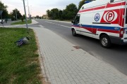 Pijany rowerzysta z urazem głowy trafił do szpitala w Stalowej Woli.