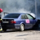 Stalowa Wola: Pożar BMW przy salonie meblowym