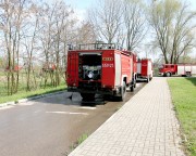 W akcji udział brało 5 zastępów Państwowej Straży Pożarnej ze Stalowej Woli oraz jednostka Ochotniczej Straży Pożarnej w Charzewicach.