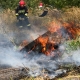 Stalowa Wola: Duży pożar traw i nieużytków na ulicy Sandomierskiej