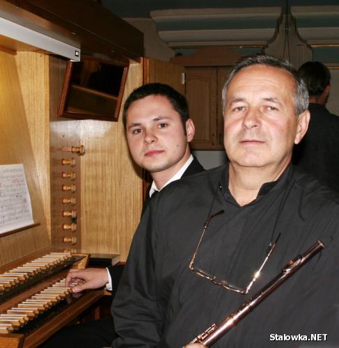 Artyści wieczoru: od lewej: Maciej Banek i Leszek Szarzyński
