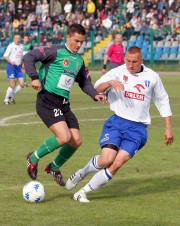 Konrad Cebula najlepszy zimowy transfer w Stali. O przydatności dla drużyny tego młodego pomocnika nikt nie ma wątpliwości.