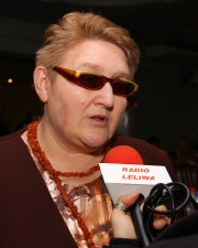 Małgorzata Szarleja, szefowa oddziału Polskiego Związku Niewidomych w Stalowej Woli.