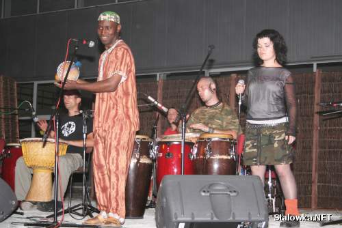 Jean Gargant z Kamerunu bawił publiczność afrykańskim brzmieniem.